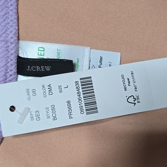 J.CREW TEXTURED SWIM BOTTOM NWT - Picture 2 of 2